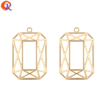 

Cordial Design 100Pcs 19*28MM Jewelry Making/Earring Connectors/Rectangle Shape/DIY Accessories/Hand Made/Earring Findings