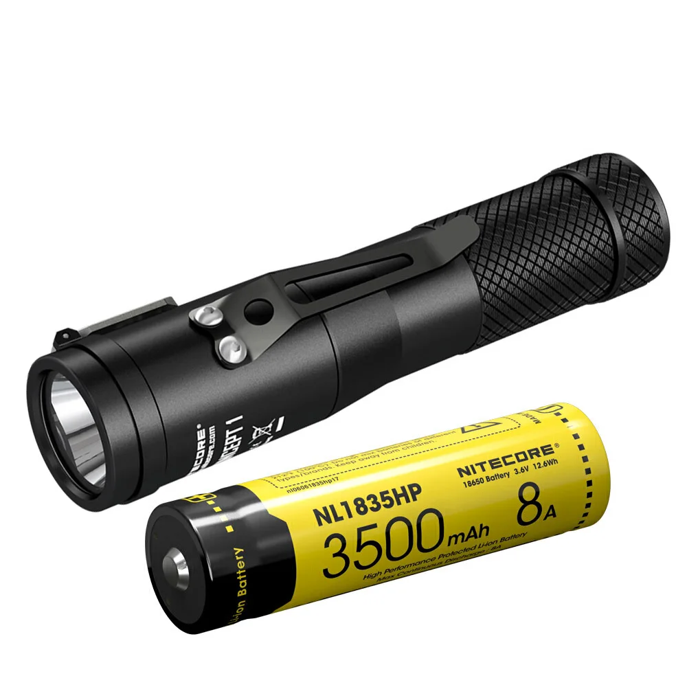 C1 NL1835HP NITECORE C1 концепция 1 тактический флэш-светильник CREE XHP35 HD E2 светодиодный Макс 1800 люмен дальность луча 220 м Магнитный задний светильник - Испускаемый цвет: C1 NL1835HP