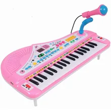 Детская электронная музыка фортепиано многофункциональная электронная клавиатура с микрофоном детский музыкальный инструмент образовательный E