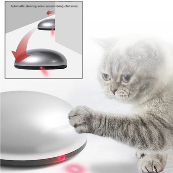 

2-in-1 Infrared robot Cat Laser Toy Funny Sweeping Hair Removal Automatic Induction Cat Interactive Toy For Puppy Pet Supplies