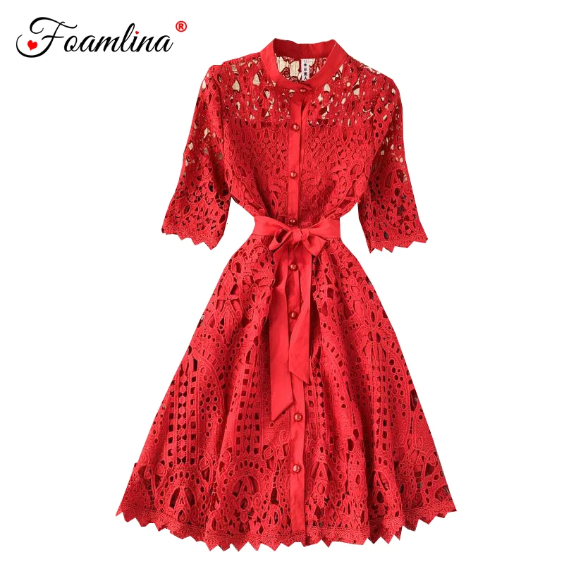 red single piece dress