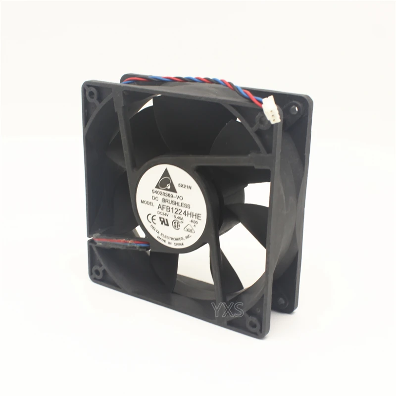 AFB1224HHE-R00 24V DC 0.45A 10,08 W AFB1224HHE компьютерные вентиляторы инверторный вентилятор охлаждения 12038 120*120*38 мм