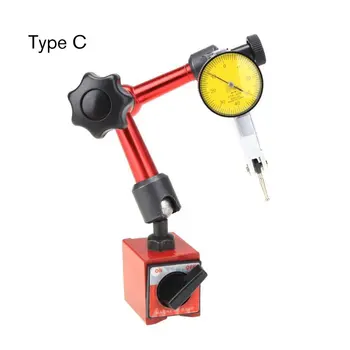 

Mini Universal Flexible Dial Test Indicator with Magnetic Base Holder Stand Magnetic Correction Gauge Stand Indicator Tool