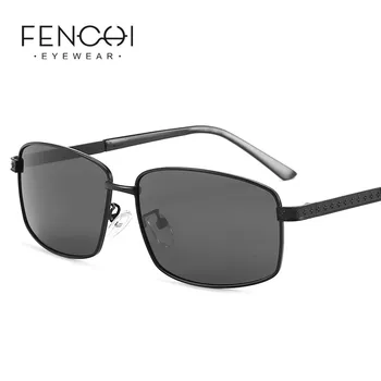 

FENCHI Vintage Men Sunglasses Polarized 2020 Black Classic Brand Rectangle Sun glasses Driving Eyewear For Men/Women lunette