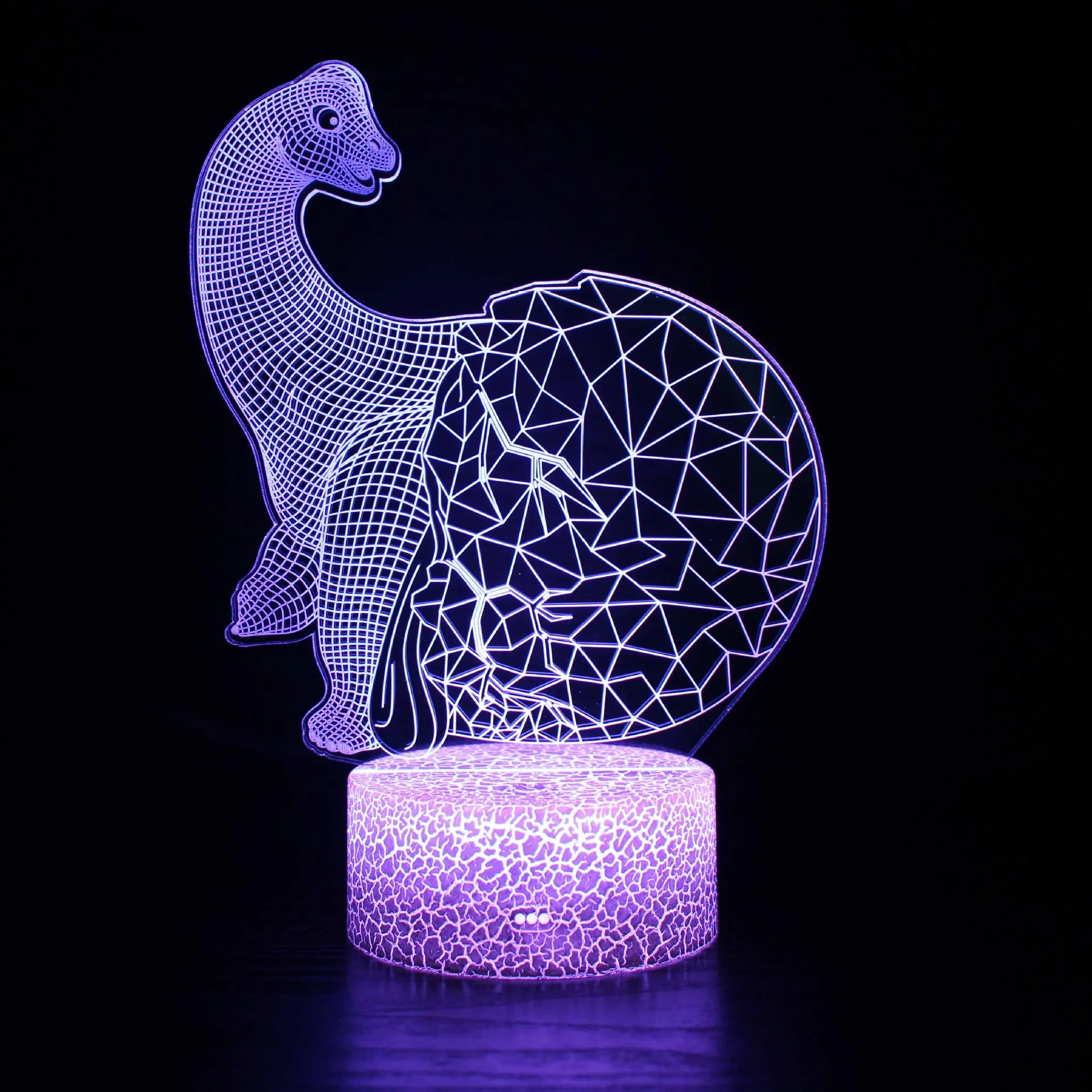 night stand lamps Cartoon Dinosaur 3D night light led remote control 7/16color touch control desk lamp bedside lamp birthday gift decoration nursery night light Night Lights