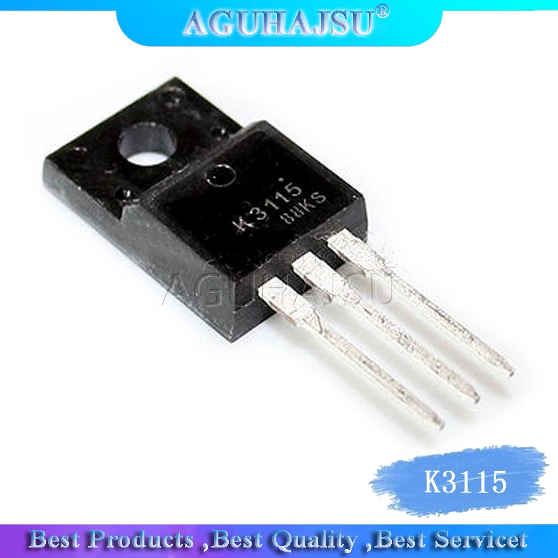 10 шт. K3115 TO-220F 2SK3115 N-channel FET 6A 600 в | Электронные компоненты и принадлежности