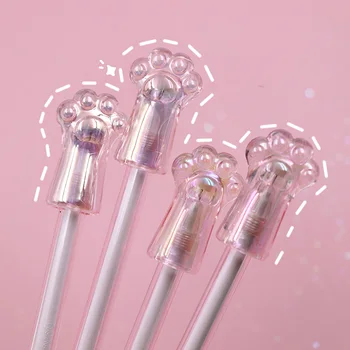 

0.5mm Novelty Cat Claw Gel Pens Cute Crystal Pens Kawaii Neutral Pen For Kids Girl Gift School Office Supplies Korean Stationery