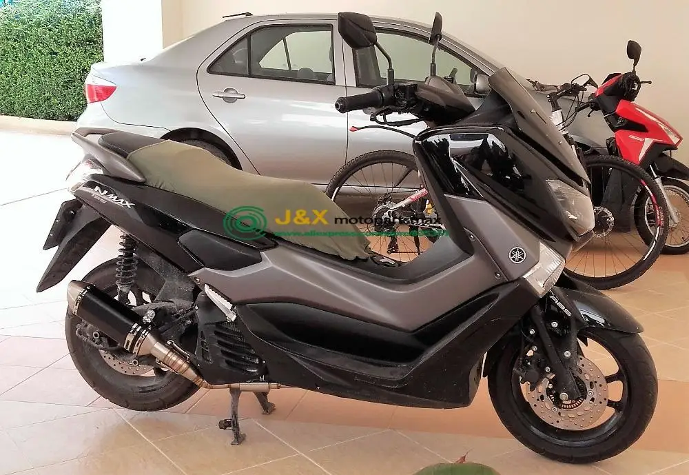 NMAX155 глушитель для мотоцикла без шнуровки полная система контактная труба+ выхлопная труба для YAMAHA NMAX 155 NMAX 125 N MAX155
