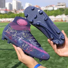 Мужские футбольные бутсы; высокие футбольные бутсы; женские мягкие футбольные бутсы; футбольные бутсы для детей; Botas De Futbol; носки; Бутсы для тренировок