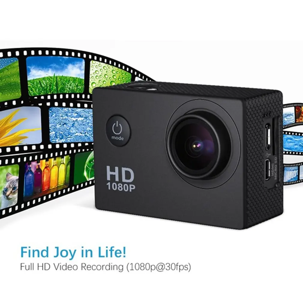 1080P HD съемка Водонепроницаемая цифровая видеокамера G22 COMS сенсор Широкоугольный объектив камера для плавания Дайвинг