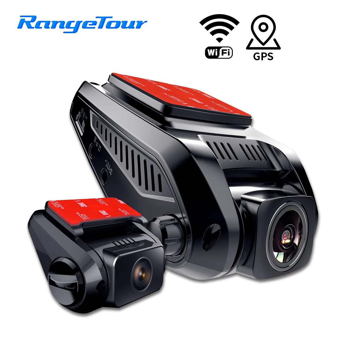 Видеорегистраторы для автомобилей Камера 4K 2160P Встроенный GPS WiFi ADAS Dash Cam передние