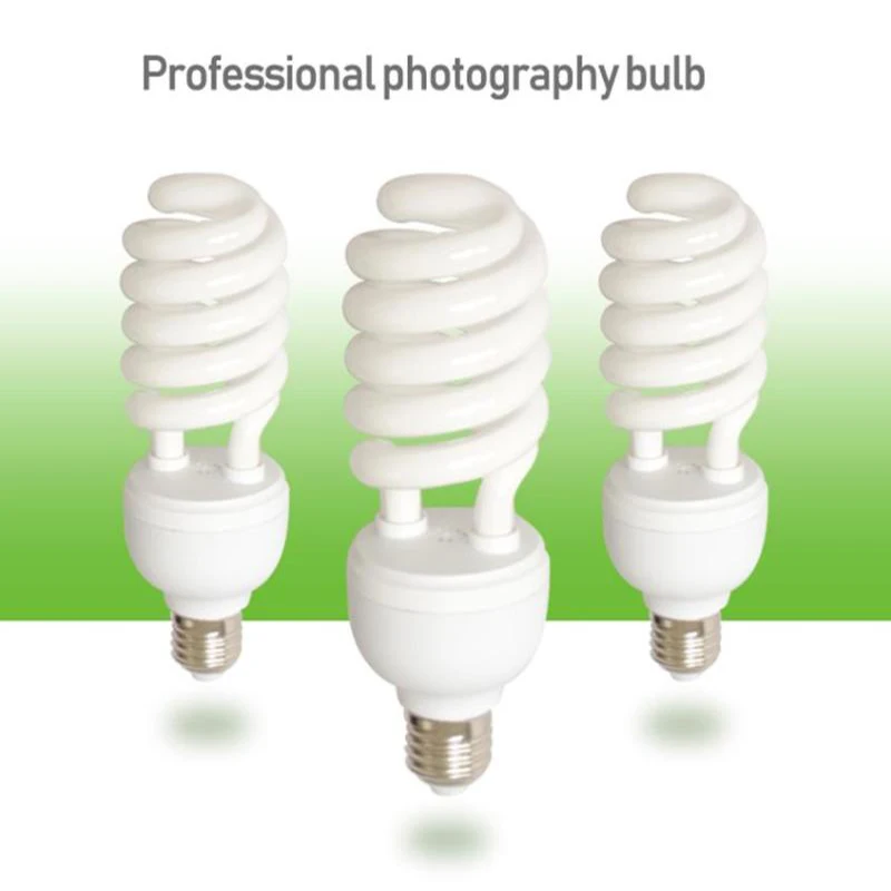 

2Pcs 45W/85W 5500k High Bright Photography Daylight Fluorescent Lighting Bulbs E27 Base For Softbox Photographic Photo Studio