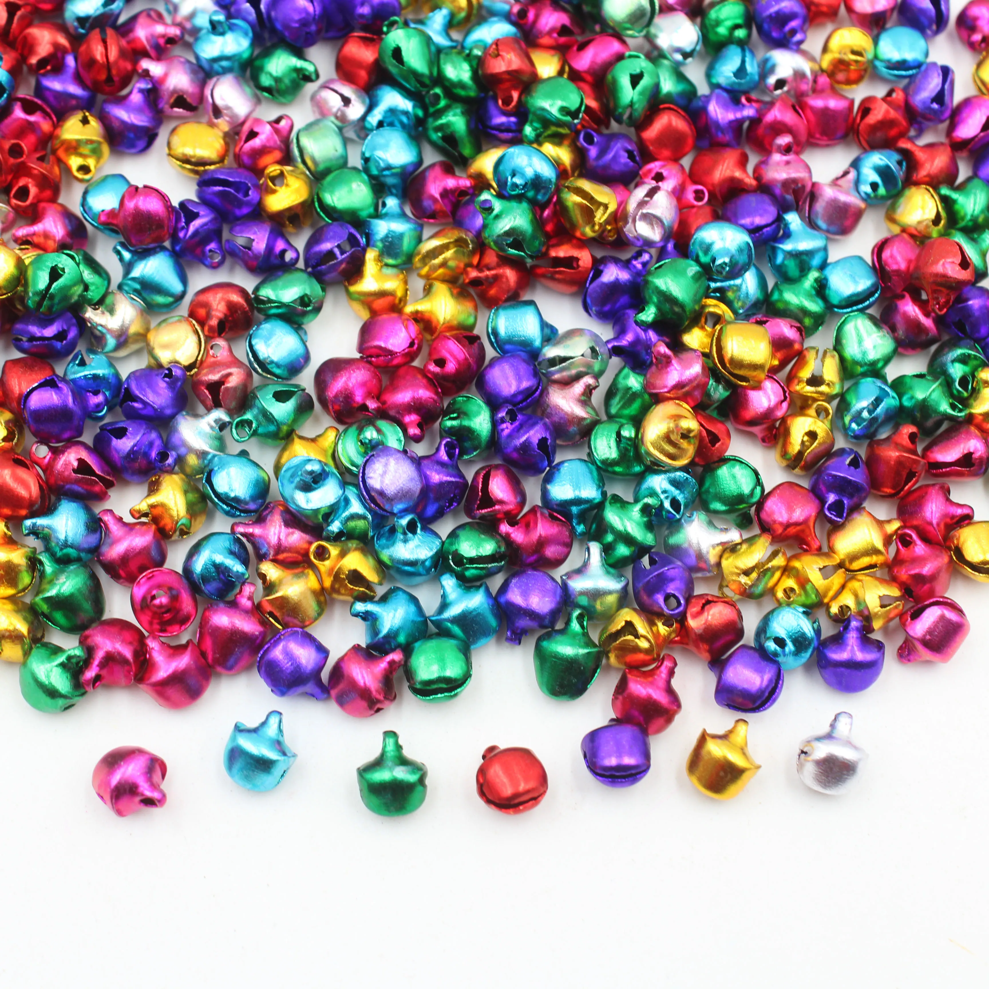 Decoration Bells Accessories Christmas Bells 200pcs/lot 8mm