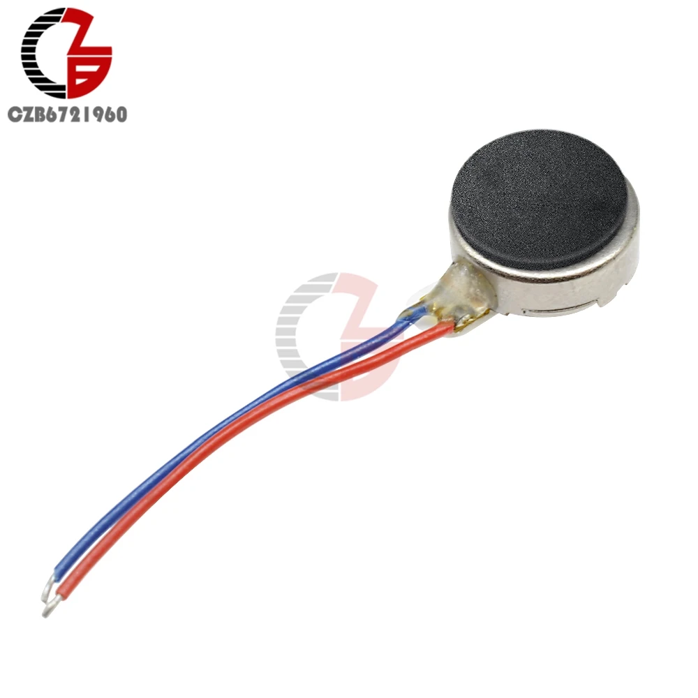 1PCS DC 3V 8*3.4mm 8*2.7MM 10*2.7MM Pager Phone Coin Flat Vibrating Vibration Micro Mini Motor 0827 1027 0834