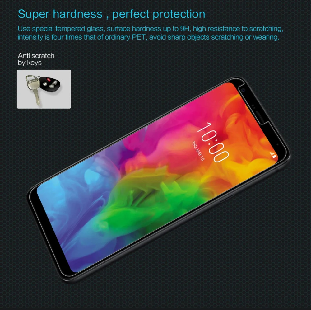 Для lg G6 стекло Nillkin Amazing H/H+ PRO 9H Закаленное стекло-экран протектор для lg Q7 стекло lg G7 ThinQ стекло защитная пленка