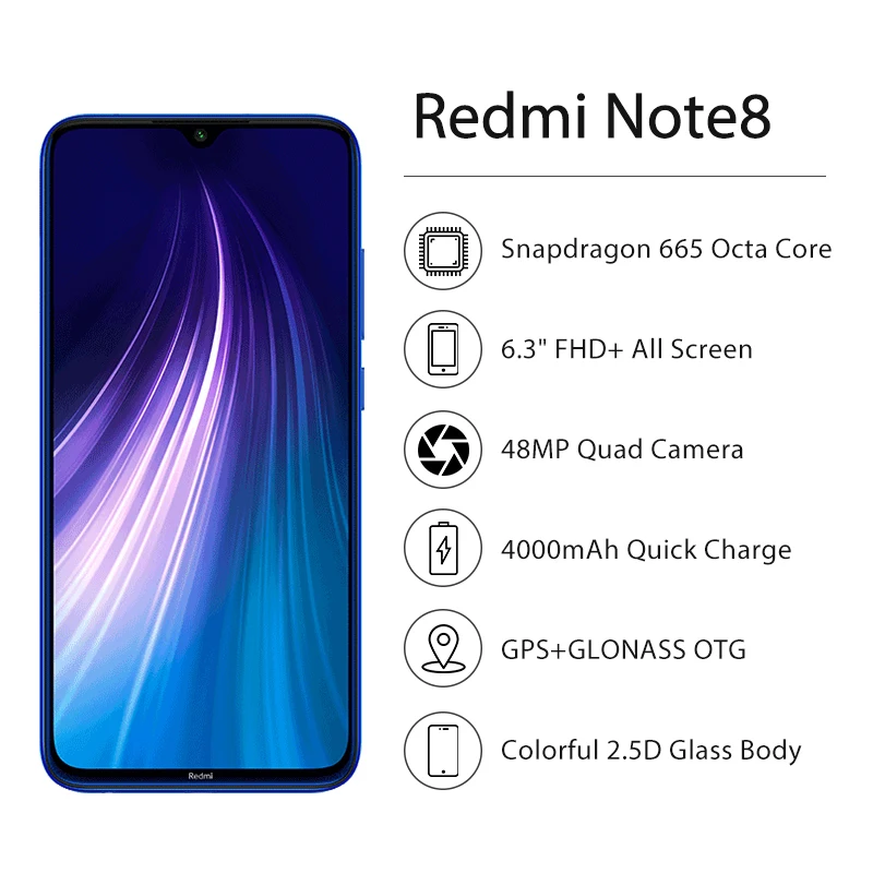 Смартфон Xiaomi Redmi Note 8 4+128 ГБ (глобальная версия)|Смартфоны| |