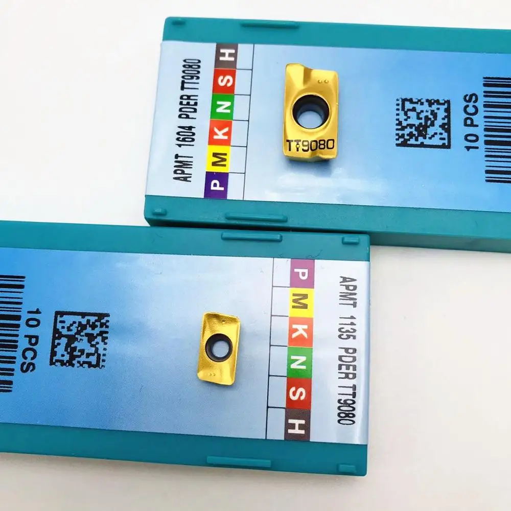 Wire Thread Insert Cutting Tool APMT1135 APMT1604 PDER TT9080 Carbide Insert APMT CNC Lathe Parts Tool APKT1705 PER TT9080 For Indexable Milling Cutter APKT