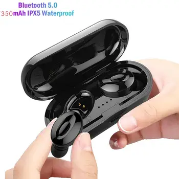 

XG15 TWS Bluetooth Earphones 5.0 Wireless Headset Earbuds IPX5 Waterproof Sport Earphones With Mic Charge Box For Any Phone