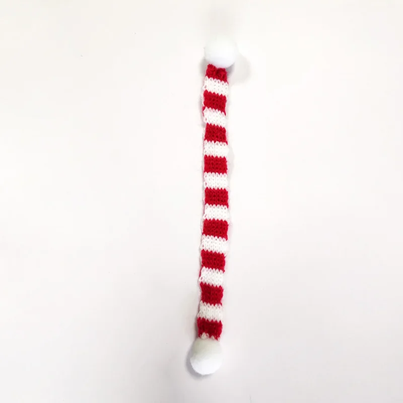 CSS 10 шт., мини Рождественский шарф, Рождественский шарф для домашних животных, для собак, кошек и винных бутылок, подарочное украшение для рождественской вечеринки, декоративный нагрудник