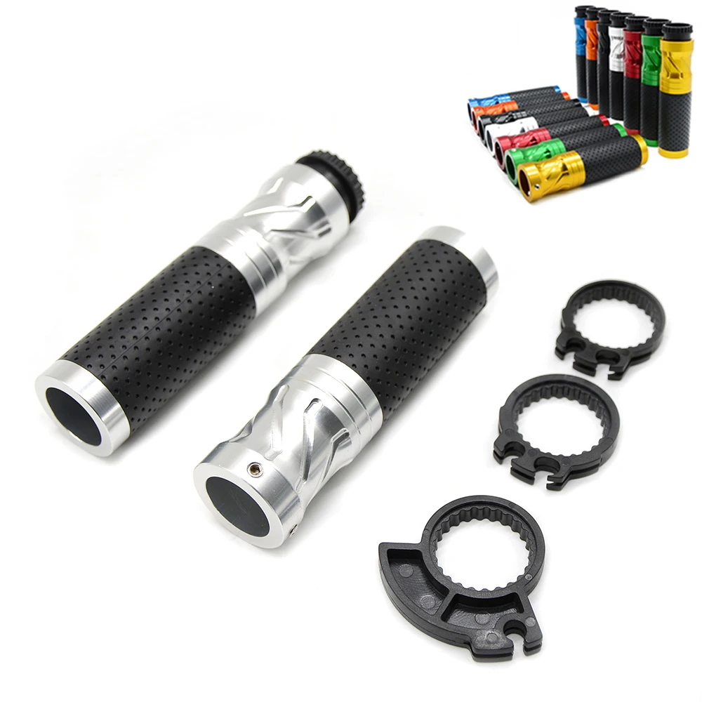 Универсальная резиновая рукоятки для мотоциклов 7/8 ''22 мм с ЧПУ, рукоятка для гоночного руля для KTM Honda kawasaki Yamaha Ducati Hyosung BWM