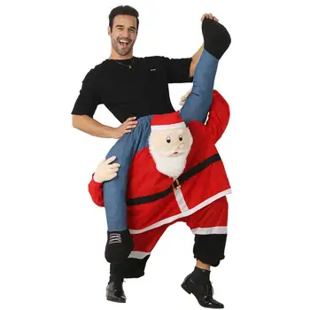 

Christmas Santa Claus Costume Pants Party Funny Adults Holiday Cosplay Stage Clothing
