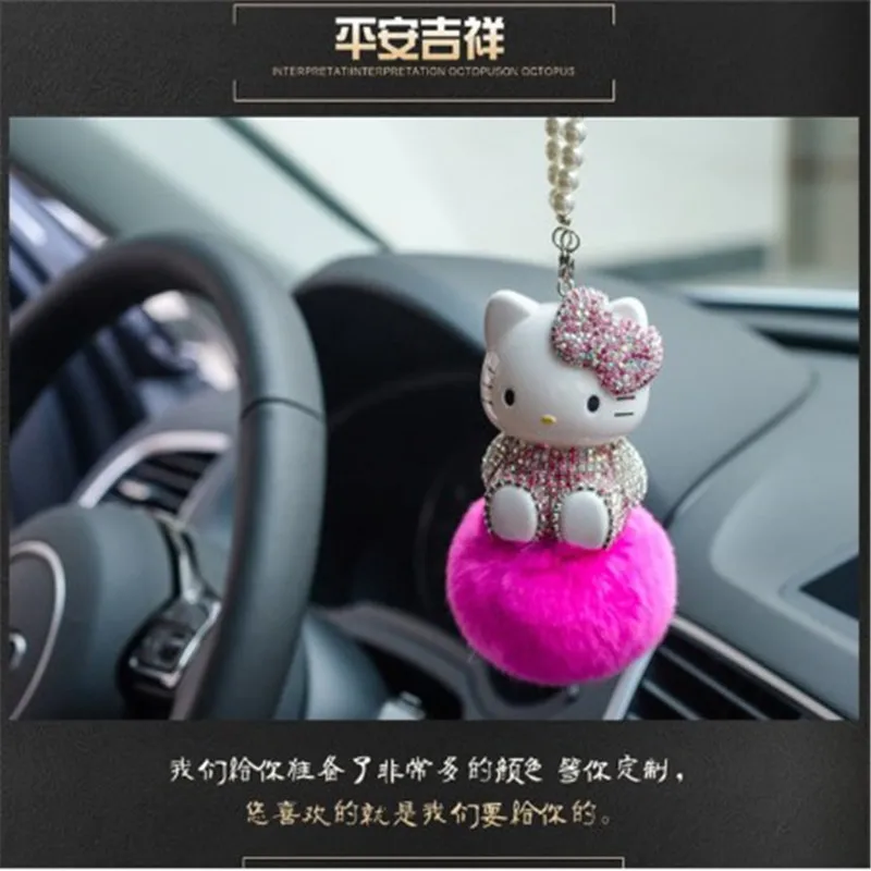 

Fashion Crystal auto Styling Interio accessories is hanged adorn Lovely car Rearview mirror Car Pendant diamond ornaments