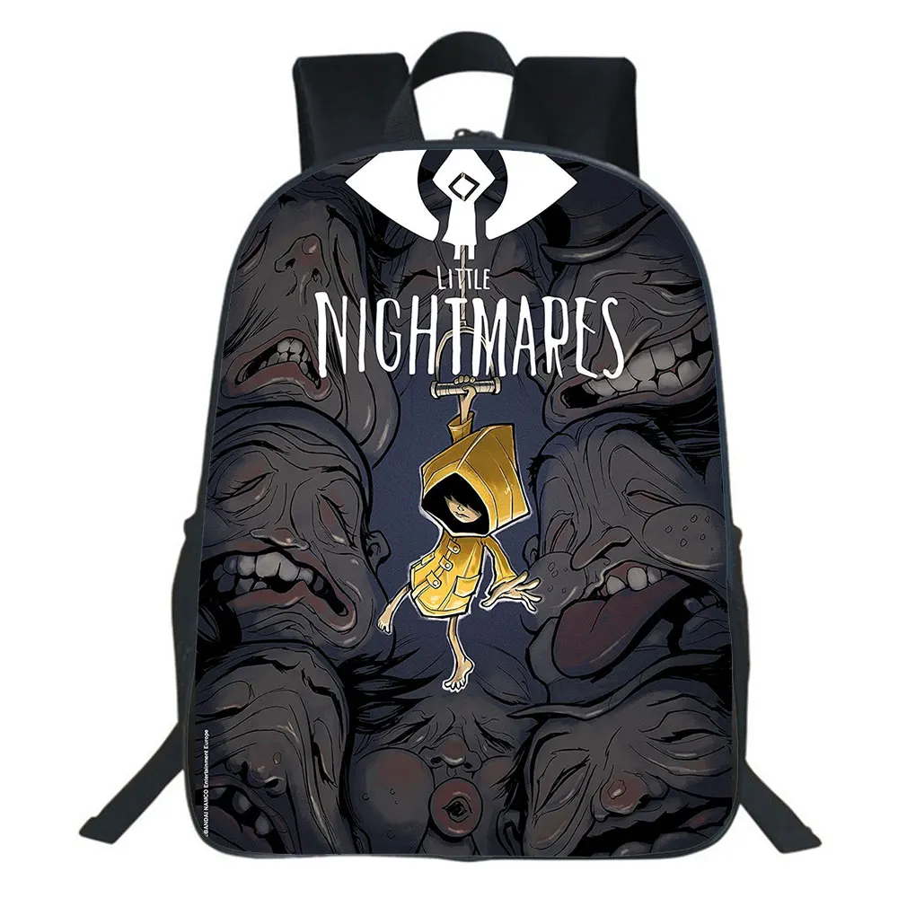 Little Nightmares 2 Backpack Boys Girls School Bag Men Women Rucksack School Bag Teens Daily New Game Knapsack Mochila