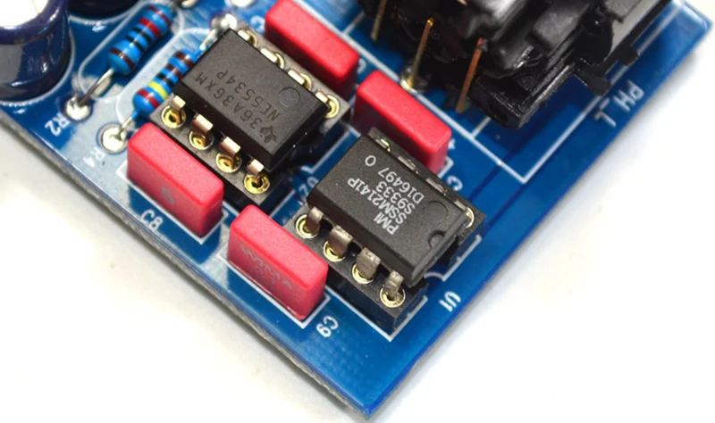 2pcs SSM2141 balanced XLR signal to unbalanced RCA single-ended power amplifier board machine HI conversion finished board