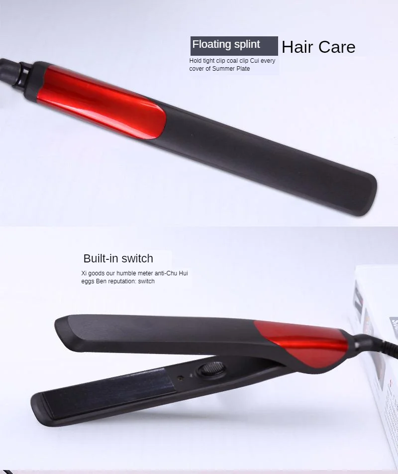 Mini Hair Straightener Electric Splint Roll Straight Dual Purpose Hair Curler Large Curls Bang Straightening Board Flat Iron Hou