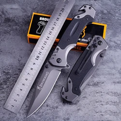 Browning – couteau pliant tactique Portable, manche G10, couteaux multifonctionnels, autodéfense, sac à dos de poche pour l'extérieur, outil EDC 