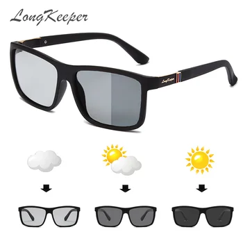

Brand LongKeeper Fashion TR90 Photochromic Sunglasses Men Polarized Ladies Sport Driving Goggles UV400 oculos de sol masculino
