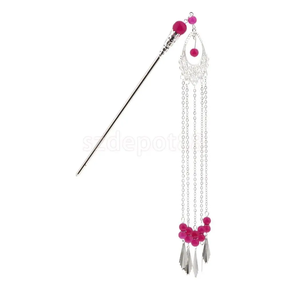 Винтажная Китайская традиционная палочка для волос TASSEL шаль булавка женский аксессуар для волос