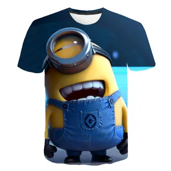 

Tops & Tees Boys Girls Short Sleeve Despicable Me 2 T shirts For Children Fashion minions Tops Kids Clothing Baby Anime T Shirt