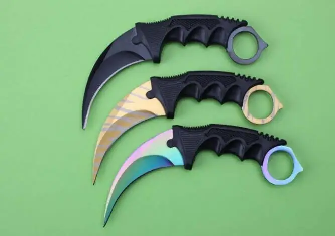 Стальной коготь тигра Karambit мини нож с Фиксированным Лезвием Охотничий Тактический карманный нож для выживания рождественские сувенирные ножи a1320