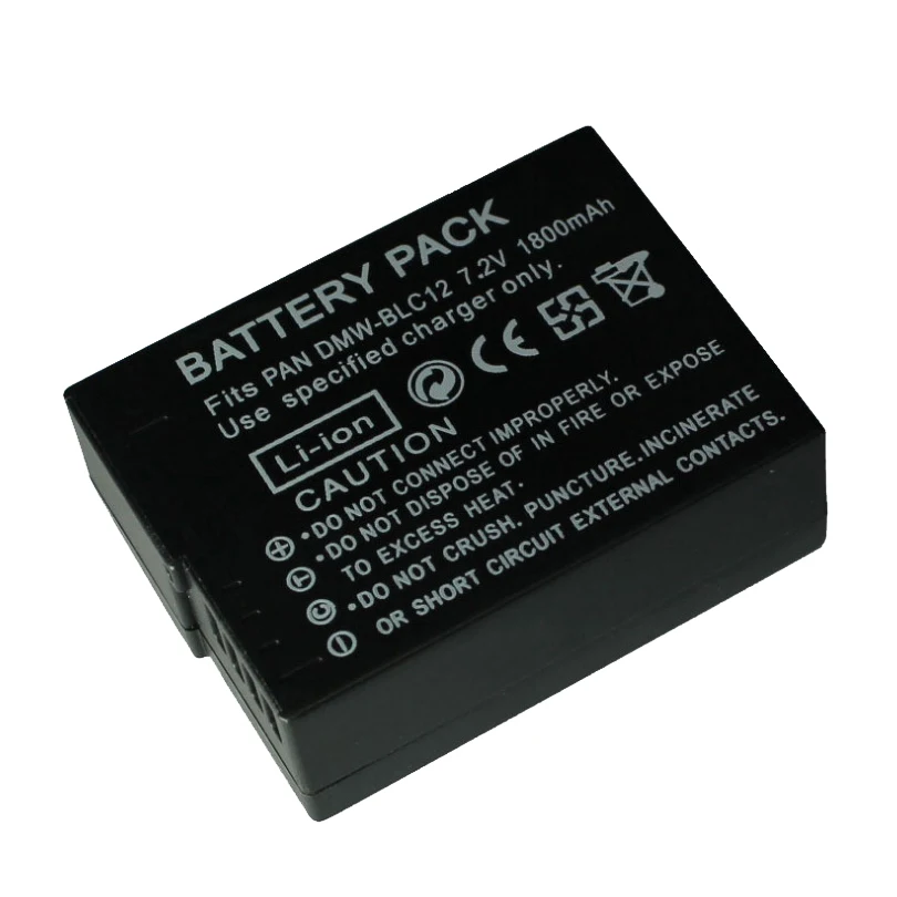 DMW-BLC12 DMW-BLC12E Батарея для цифрового фотоаппарата Panasonic Lumix DMW-BLC12 DMWBLC12 DMW-BLC12PP DMWBLC12PP DMW-BTC6 DMWBTC6 G6 G5 G7 FZ1000