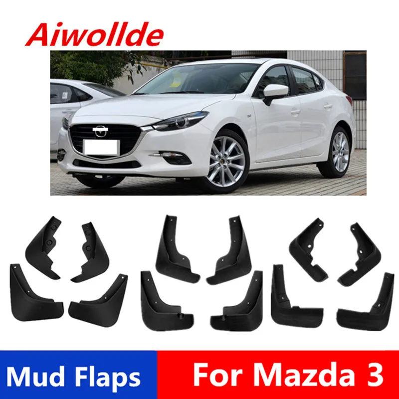 Автомобильные Брызговики для Mazda 3 Axela 2007-2017 брызговики брызговик спереди и сзади