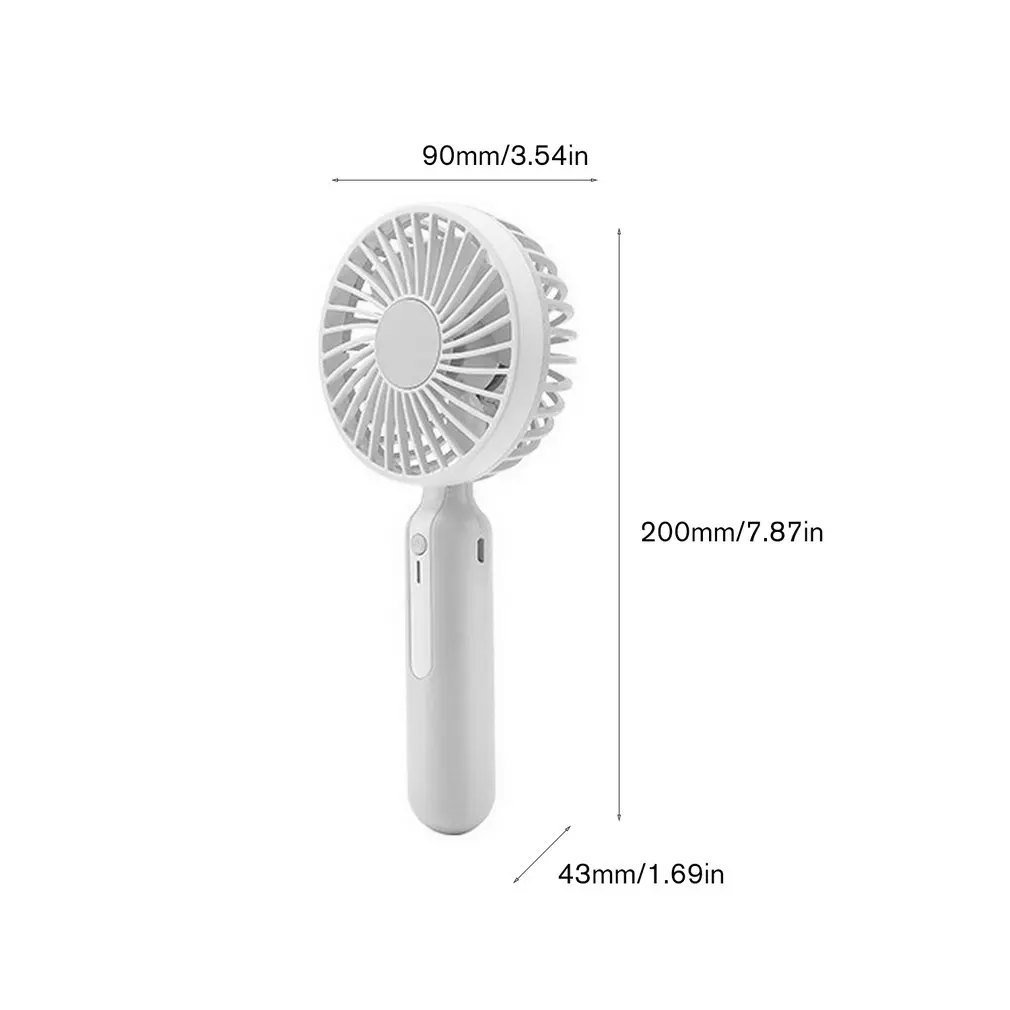 Fan Cooling Rechargable Personal Handheld Easy to Carry Rotate Design Small Hand Bar Desktop Cooling Small Fan