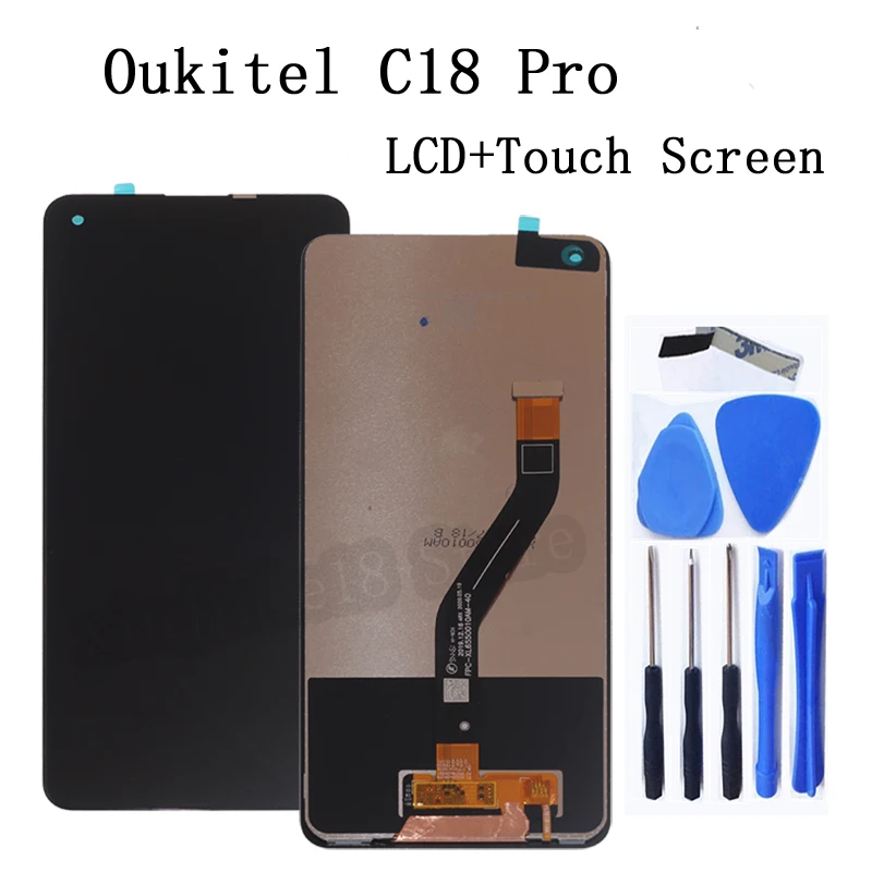 

Original Display For OUKITEL C18 PRO LCD Display Glass Touch Screen Digitizer Replacement For Oukitel C18 Pro Screen lcd display