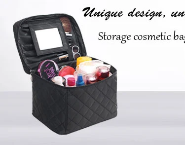 Косметический портативный мешок, Макияж сумка-Органайзер для путешествий Для женщин сумки для косметики Высокое качество