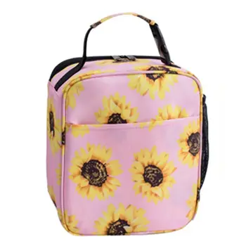 

Insulated Lunch Bag Printed Thermal Cooler Picnic Food Box Tote Carry Bags