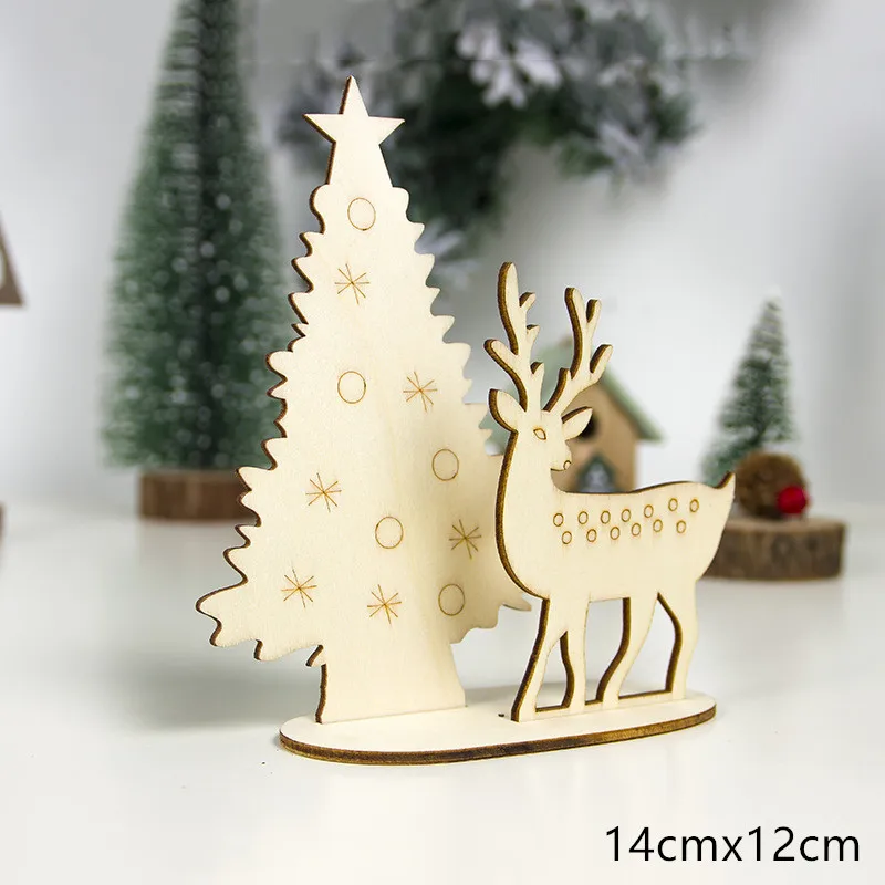Креативная новогодняя елка с орнаментом, новогодние подарки, рождественские украшения для дома, Navidad, сделай сам, декор Noel Natal