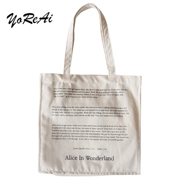 

YoReAi Original Design Canvas Material Women's Bag Large-capacity Shopping Woman Handbags Classic Simple Tote Fashion Handbag