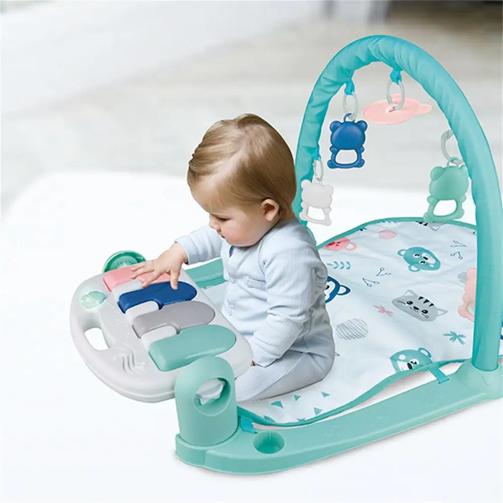 

Baby Gym Tapis Puzzles Mat Educational Rack Toys Baby Music Play Mat With Piano Keyboard Infant Fitness Carpet Gift For Kids