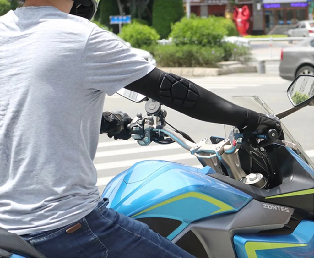 Stealth Breathable elbow Protector Crashproof Guards Pads Arm Sleeve 3