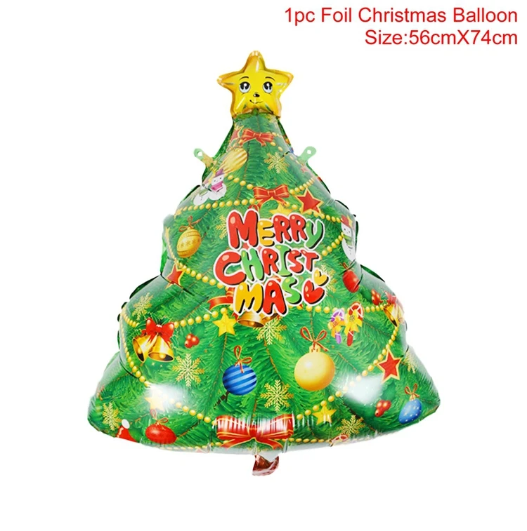 Xmas tree ballon Рождественские украшения, рождественские украшения для дома,, Navidad Noel, Санта-Клаус, рождественские подарки, украшение нового года - Цвет: Xmas tree ballon
