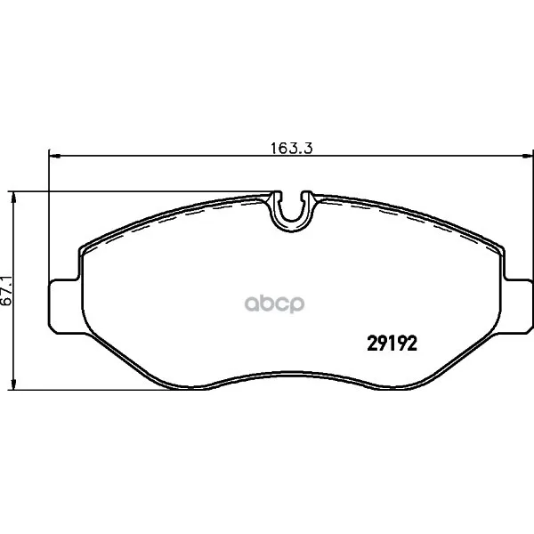 Колодки Тормозные Дисковые, Комплект Hella 8db355005521 HELLA арт. 8DB355005521