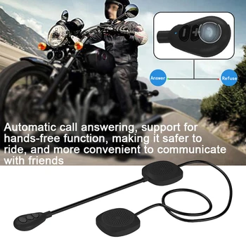 

New Arrival High Quality Bluetooth V5.0 Motorcycle Helmet Headset Wireless Headset Microphone Music Playe