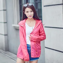 Летний Стиль, Женское пальто, тонкое, покрытое лицом, с капюшоном, средней длины, пальто с длинным рукавом, Солнцезащитная одежда, воздухопроницаемая рубашка