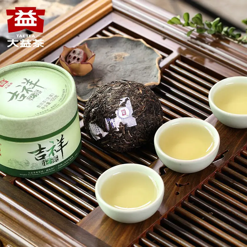 Tae tea Lucky Tuo China Cha * 2013 Menghai Dayi Raw Sheng Pu-Erh Tuocha Tea 100 г Box | Дом и сад