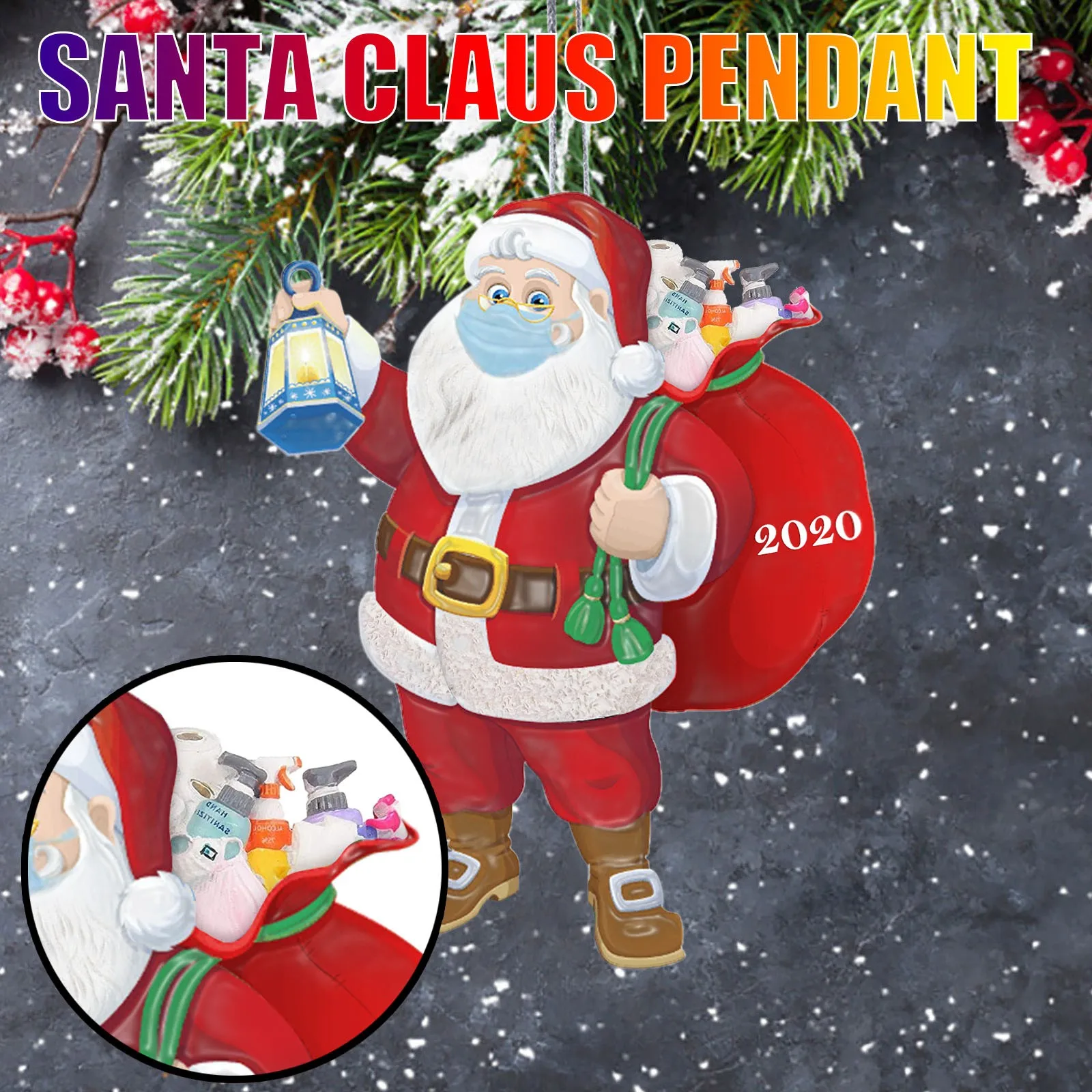 2020 Christmas Ornament Resin Santa Personalized Claus Of Holiday  Decorations Christmas Tree Decoration New Year 2021#35|Pendant & Drop  Ornaments| - AliExpress
